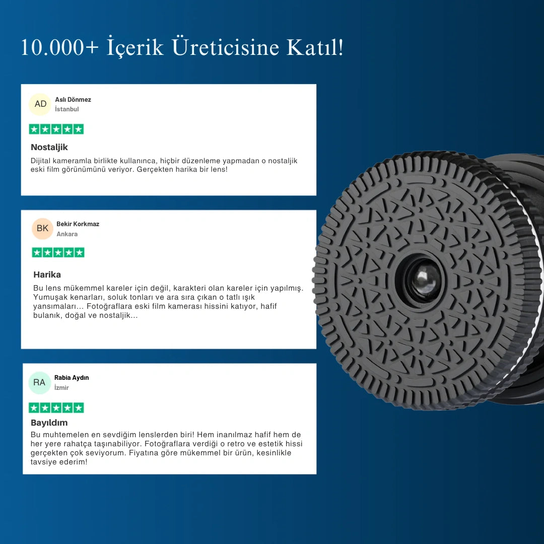 Holigraf® Retro Kamera Lensi